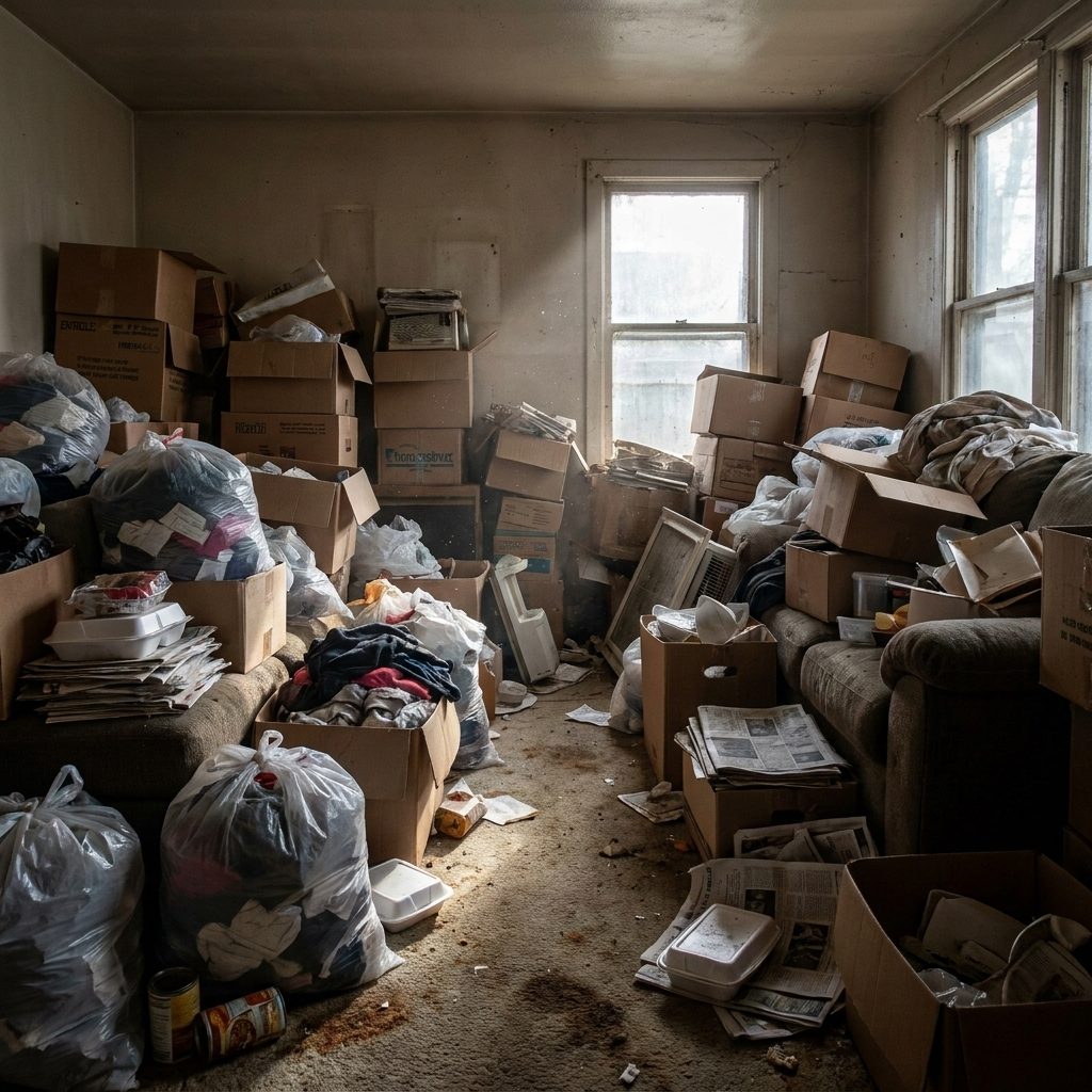 Estate and hoarding cleanout in Trinity County